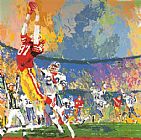 Leroy Neiman Famous Paintings - The Catch